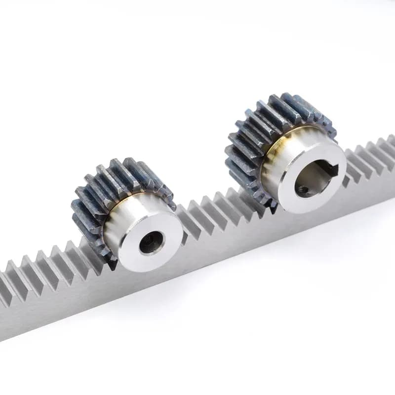 Ground helical gear rack